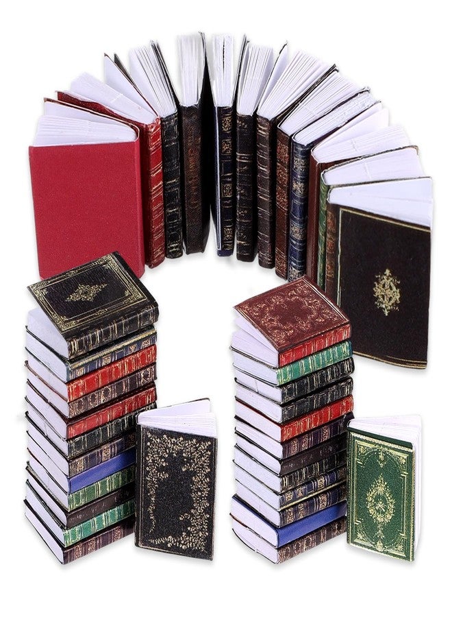 KFHENSOMR 24pcs Mini Books1:12 Scale Miniatures Dollhouse Tiny Book Model Assorted Doll House Accessories Small Books Decoration Dollhouse Decor Toy DIY Crafting Supplies (8 Style) - Image 1